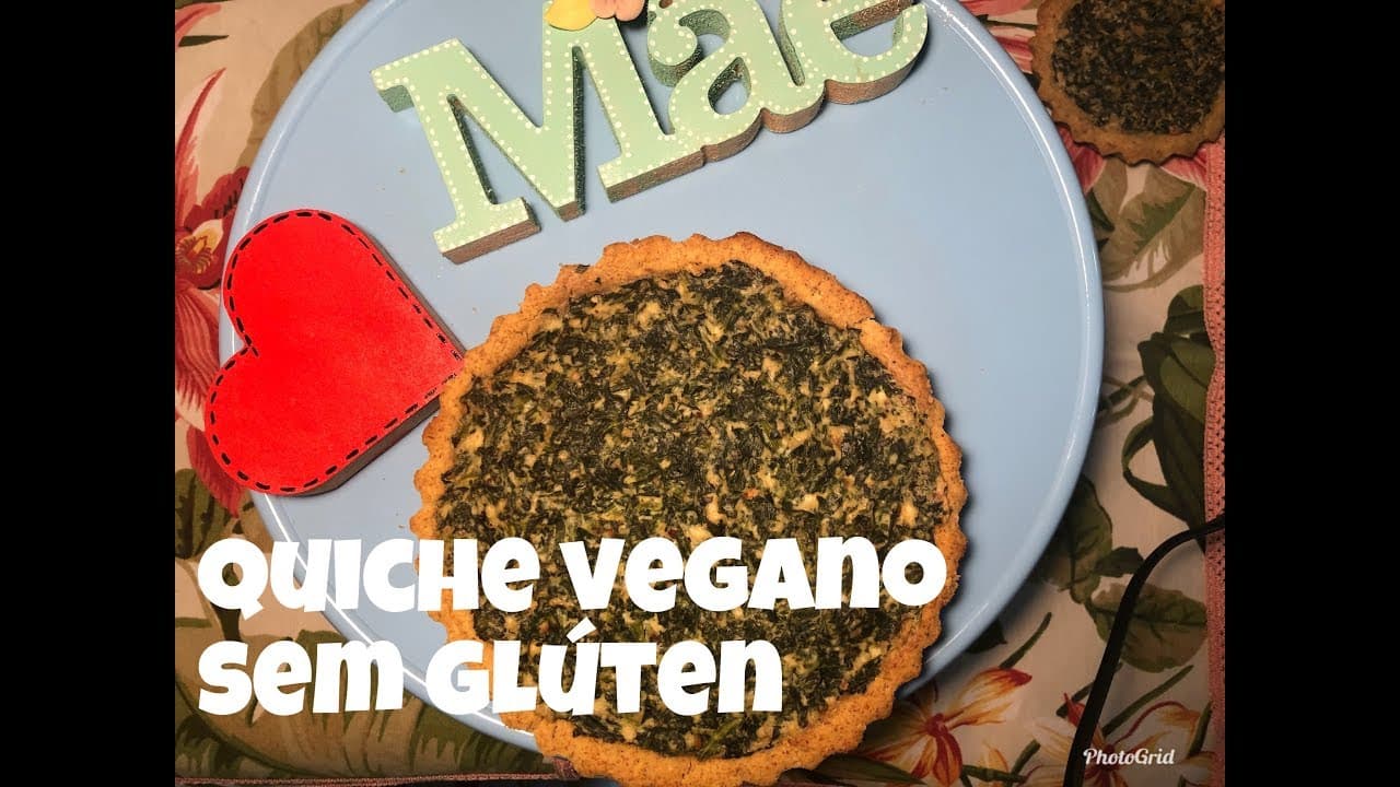 Quiche Vegano Sem Gluten