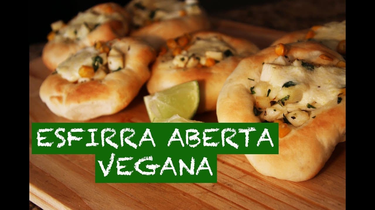 Esfirra Vegana de Palmito com Requeijão de Tofu