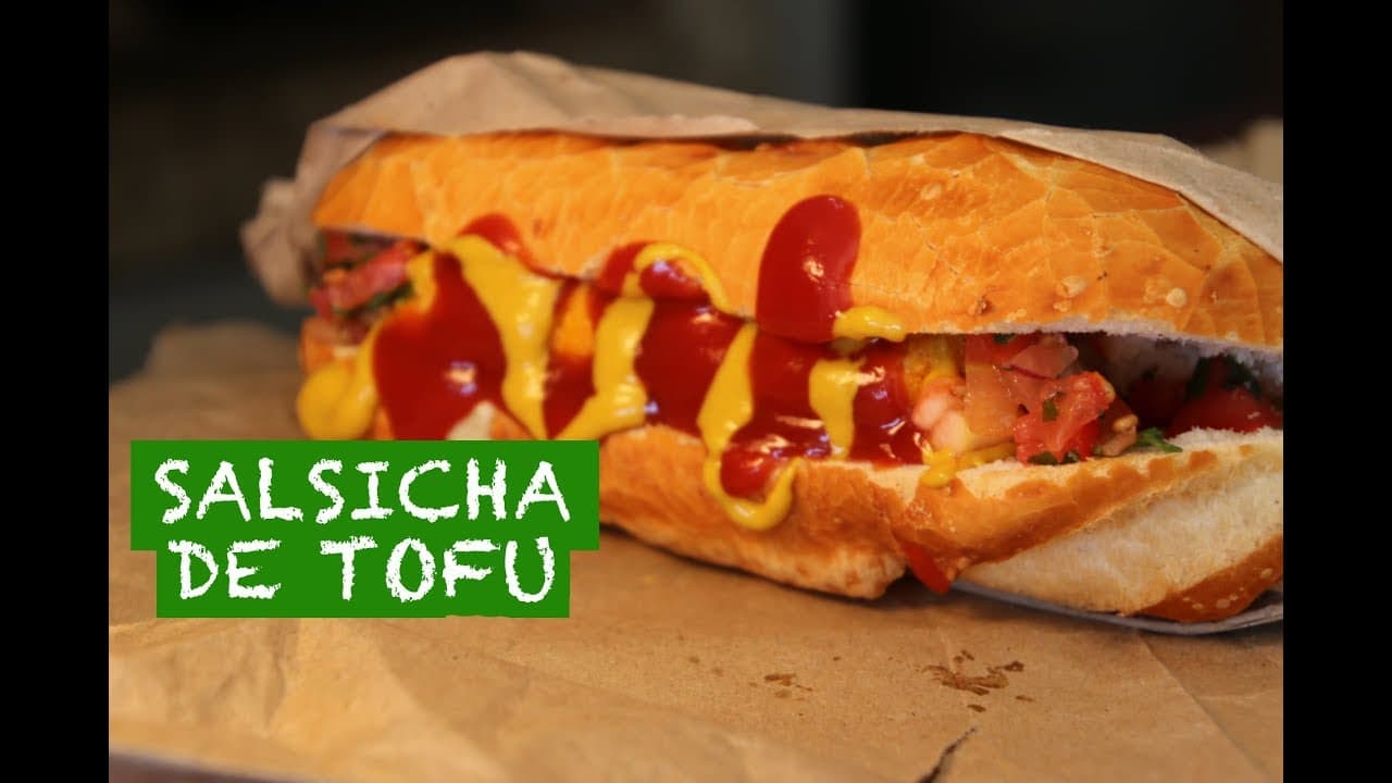 Salsicha de Tofu - Hot Dog Vegano