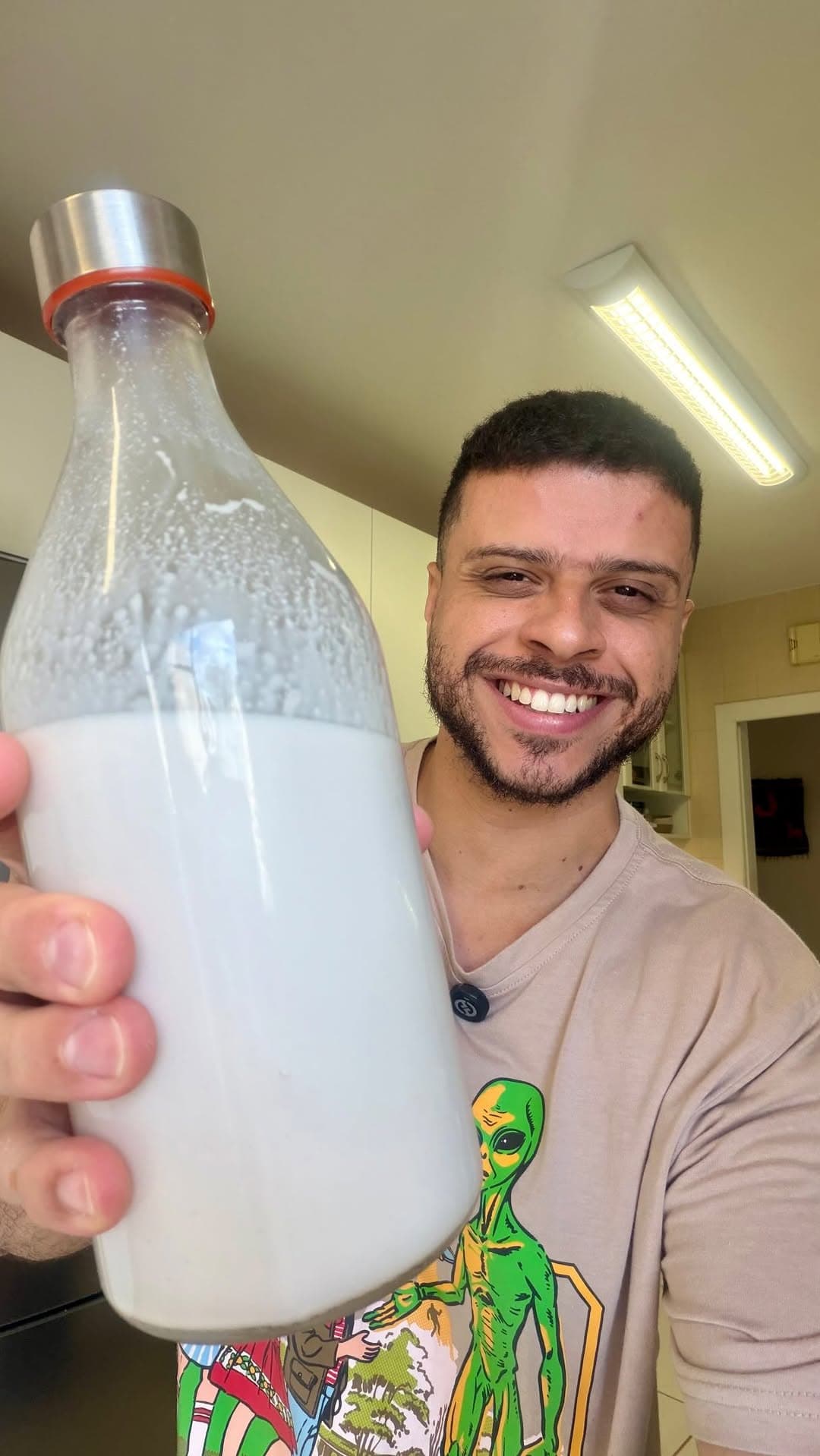 Leite de Amendoim Caseiro