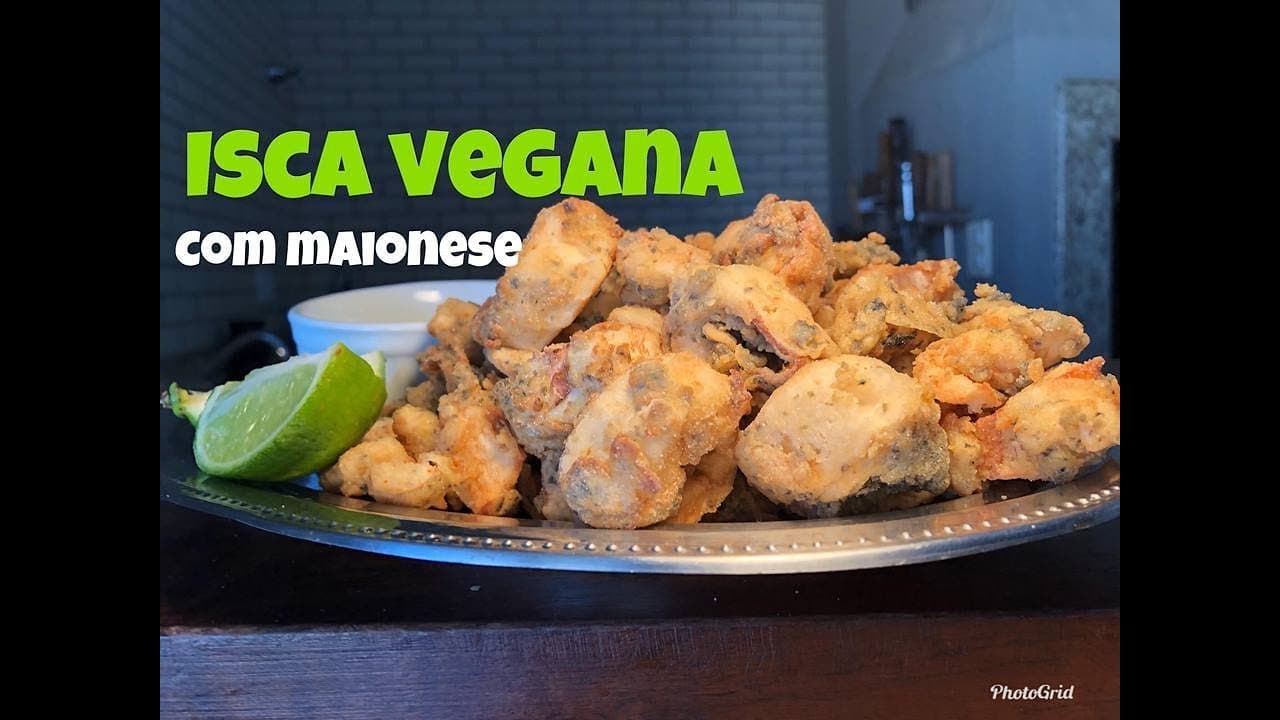 Isca Vegana com Maionese Verde