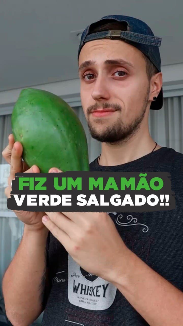 Mamão Verde Salgado