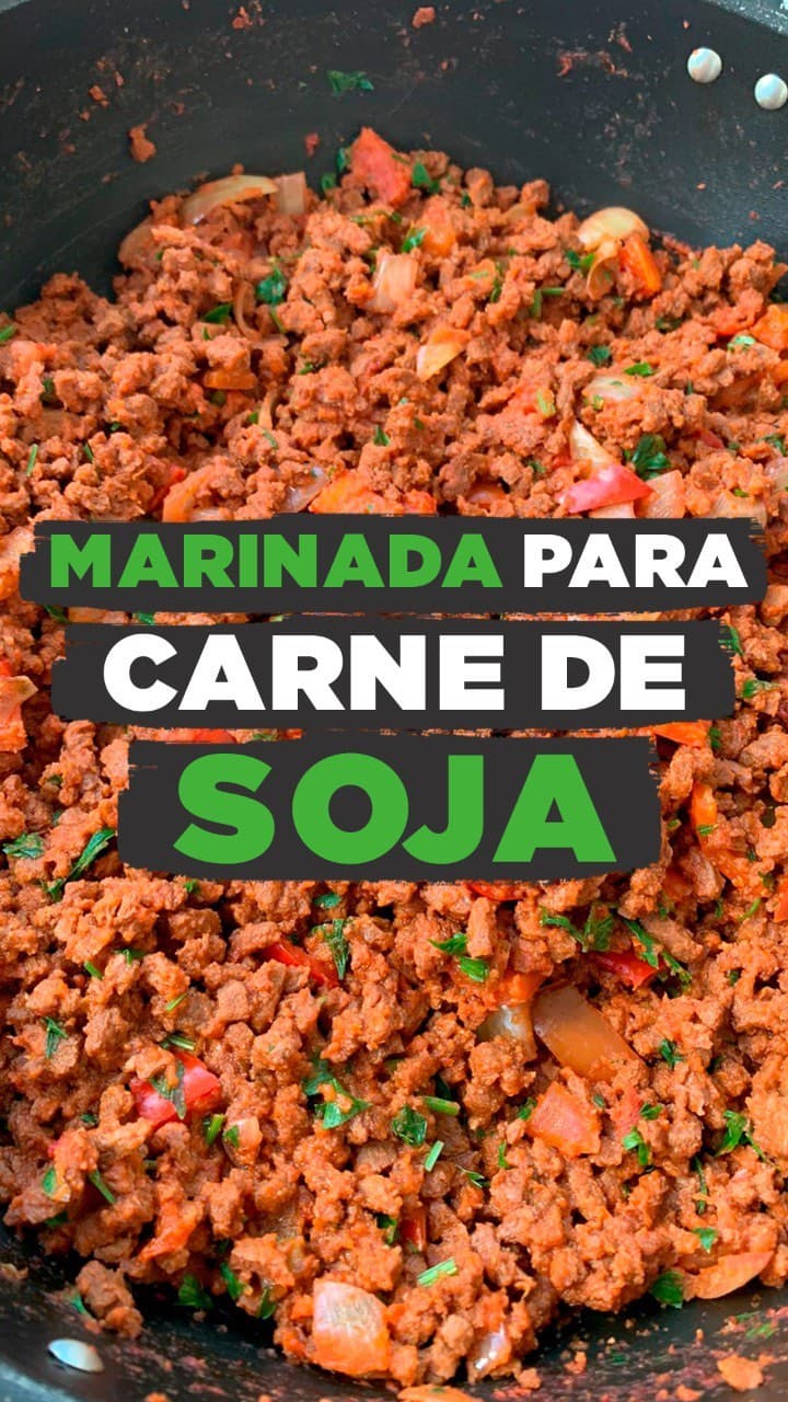 Carne de Soja Marinada