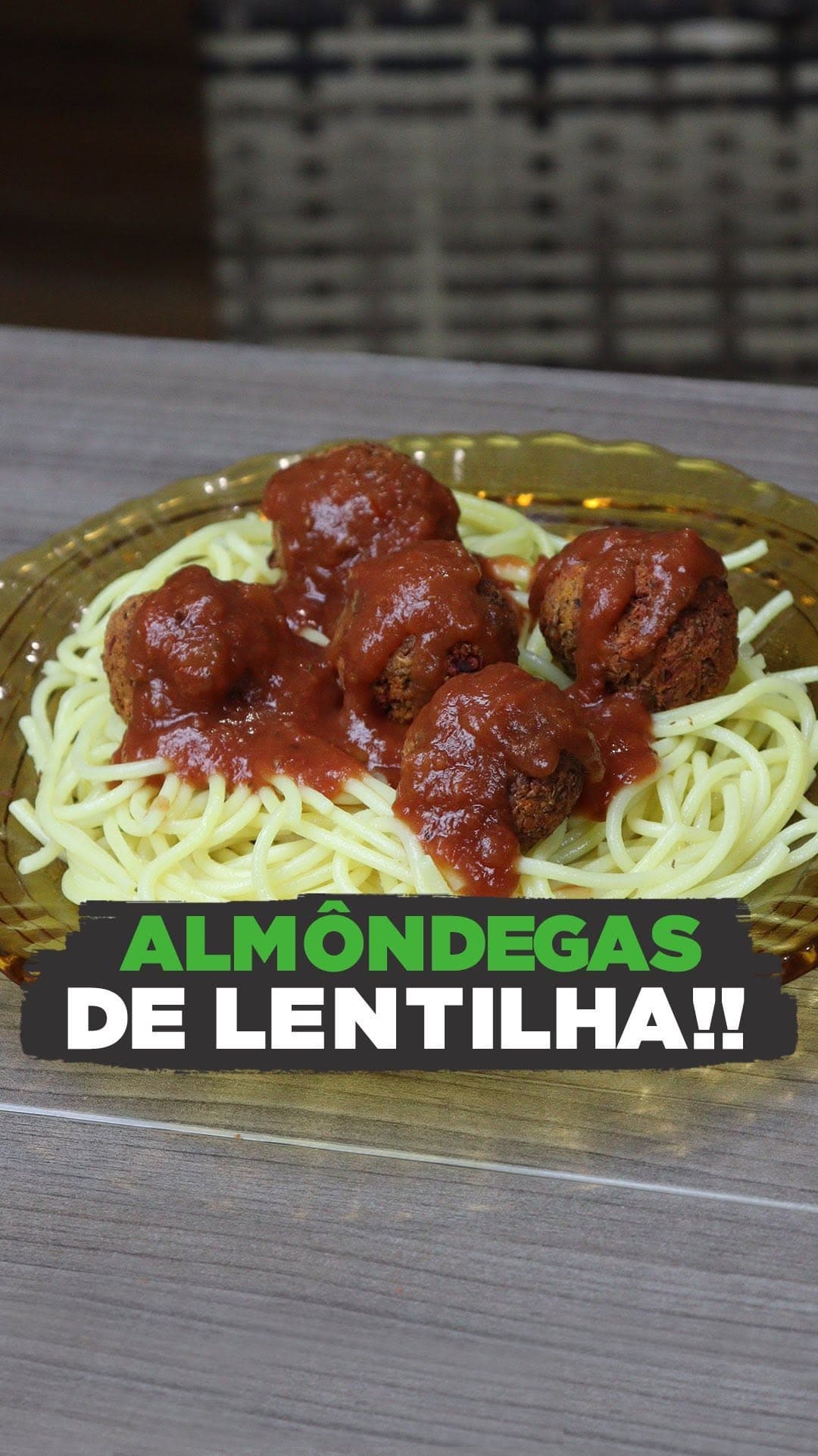 Almôndegas de Lentilha