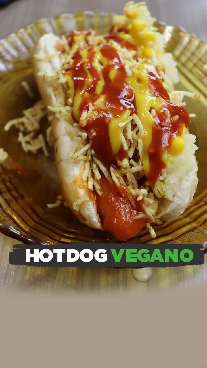 Hot Dog Vegano com Cenoura