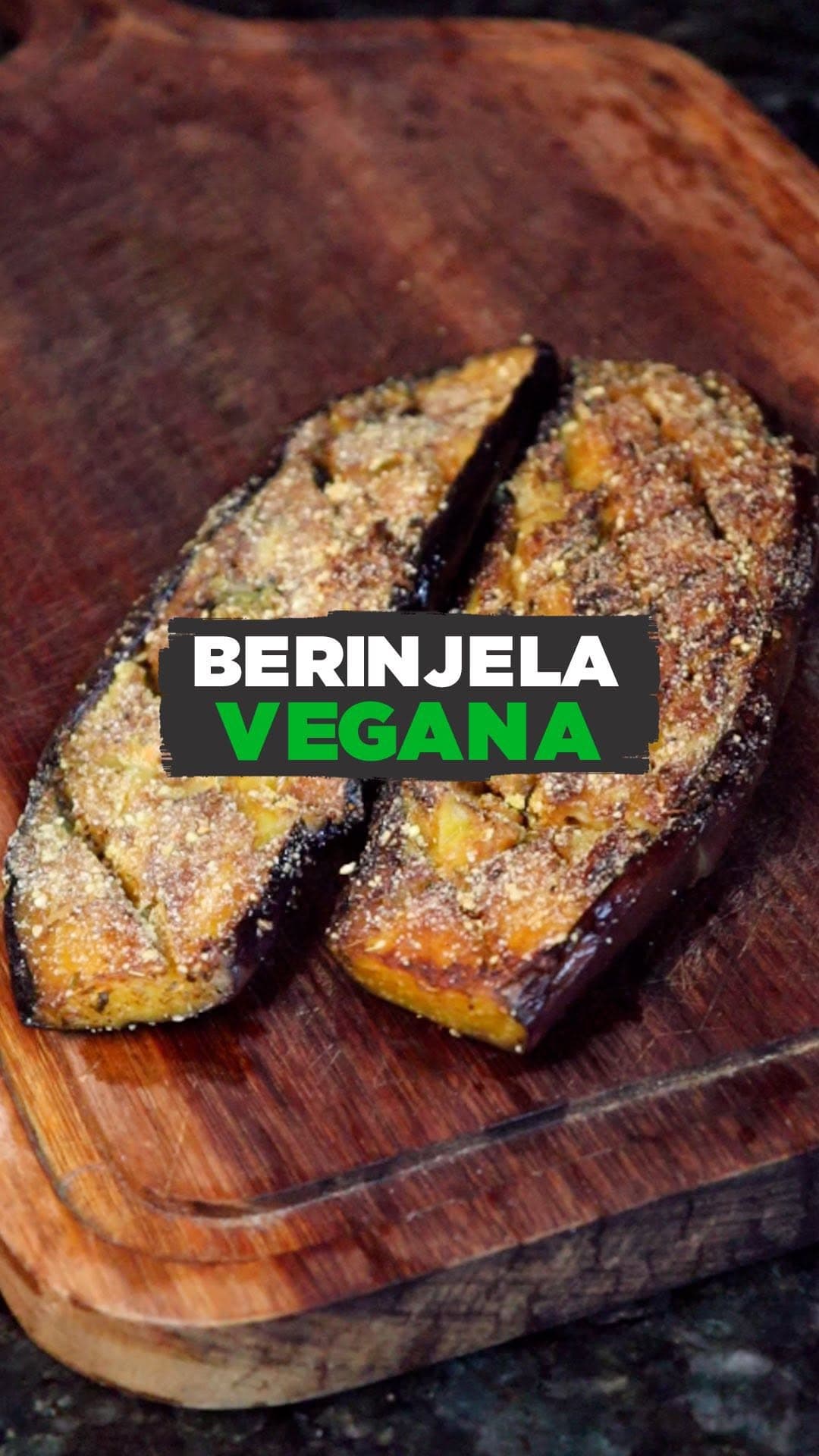 Berinjela Marinada e Crocante