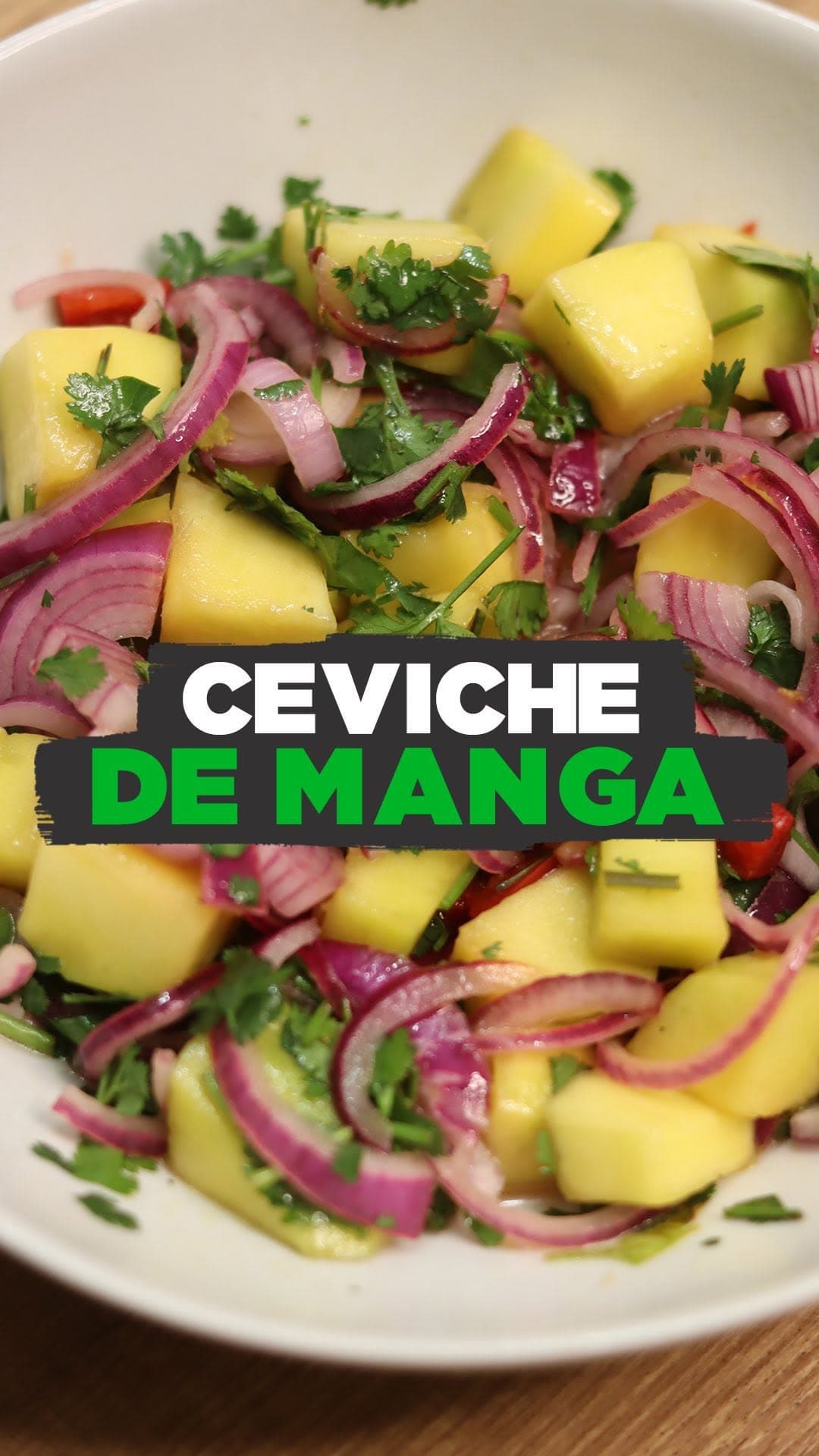 Ceviche de Manga Vegano
