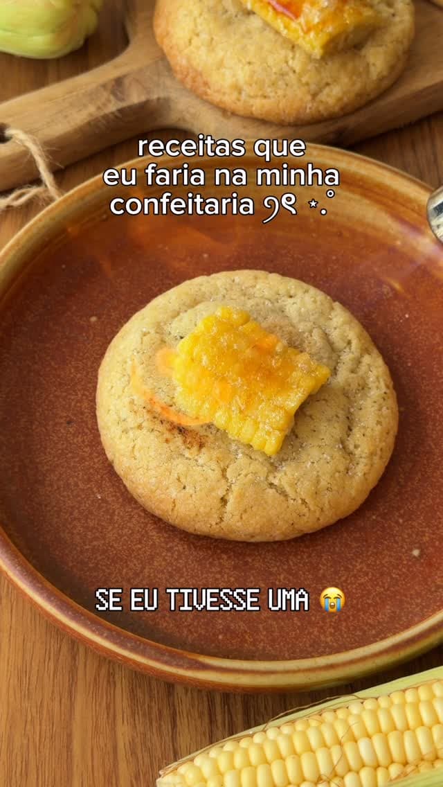 Cookie de Milho Brulée